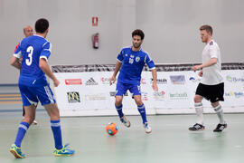 Partido Alemania contra Israel. 14º Campeonato del Mundo Universitario de Fútbol Sala 2014 (FUTSAL). Antequera. Julio de 2014