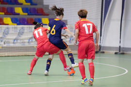 Partido España contra China. 14º Campeonato del Mundo Universitario de Fútbol Sala 2014 (FUTSAL). Antequera. Julio de 2014
