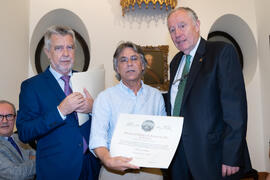 Entrega de Título de Socio. 230º Aniversario de la Sociedad Económica Amigos del País. Plaza de la Constitución. Septiembre de 2019