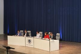 Debate electoral entre los candidatos a Rector de la Universidad de Málaga. Escuela Técnica Superior de Ingeniería Informática y Telecomunicaciones. Noviembre de 2023