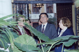 Visita del gobernador de Puerto Rico a la Universidad de Málaga y Obispado. 1993