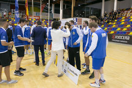 Entrega de medallas. Ceremonia de clausura del Campeonato Europeo Universitario de Balonmano. Antequera. Julio de 2017
