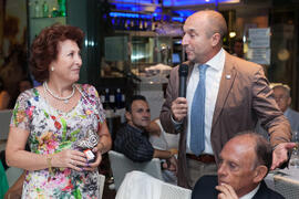 Cena Homenaje a profesores y PAS jubilados de la Facultad de Económicas. Restaurante El Palmeral. Septiembre de 2015
