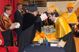 Investidura de nuevos doctores por la Universidad de Málaga. Salón de Actos de la Facultad de Derecho. Enero de 2013