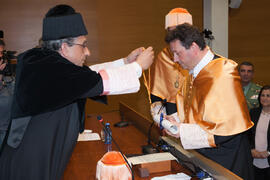 Investidura como Doctor "Honoris Causa" de Manuel Molina Lozano por la Facultad de Turismo de la Universidad de Málaga. Rectorado. Abril 2016