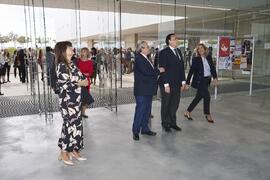 Visita a la nueva facultad de Psicología y Logopedia de la Universidad de Málaga tras su inauguración. Campus de Teatinos. Octubre de 2022