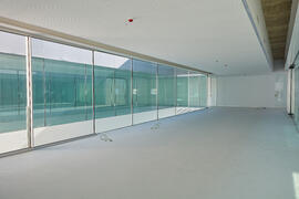 Interiores de la nueva Facultad de Psicología. Campus de Teatinos. Mayo de 2021