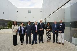 Autoridades. Inauguración la nueva Facultad de Psicología y Logopedia de la Universidad de Málaga. Campus de Teatinos. Octubre de 2022