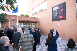 Inauguración del mural conmemorativo del 50 Aniversario de la Facultad de Económicas. Facultad de Ciencias Económicas y Empresariales. Marzo de 2019