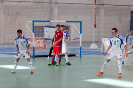 Partido Eslovaquia contra República Checa. 14º Campeonato del Mundo Universitario de Fútbol Sala 2014 (FUTSAL). Antequera. Julio de 2014