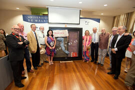 Presentación del logotipo y cartel conmemorativos del 50 Aniversario de la Facultad de Ciencias Económicas y Empresariales. Rectorado. Junio de 2014