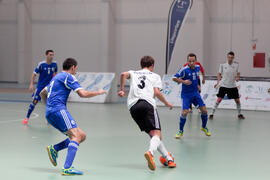 Partido Alemania contra Israel. 14º Campeonato del Mundo Universitario de Fútbol Sala 2014 (FUTSAL). Antequera. Julio de 2014