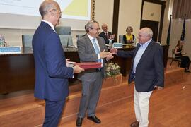 Reconocimiento a personal jubilado. Celebración del 50 Aniversario de la Facultad de Medicina de la Universidad de Málaga. Facultad de Medicina. Octubre de 2022