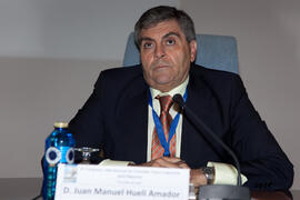 Juan Manuel Hueli Amador. Acto de clausura del 4º Congreso Internacional de Actividad Físico-Deportiva para Mayores. Escuela Técnica Superior de Ingeniería Informática y Telecomunicaciones. Marzo de 2011