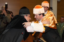 Investidura como Doctor "Honoris Causa" de Manuel Molina Lozano por la Facultad de Turismo de la Universidad de Málaga. Rectorado. Abril 2016