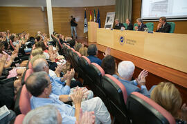 Presentación del libro "Sur", de Antonio Soler. Edificio del Rectorado. Octubre de 2018