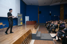Conferencia de Josef Ajram "¿Dónde está el límite?". Seminario "Emprende 21". Paraninfo. Noviembre de 2017
