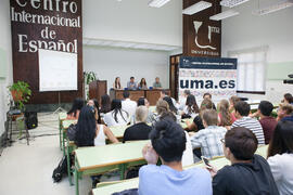 Graduación de los alumnos del CIE de la Universidad de Málaga. Centro Internacional de Español. Junio de 2015