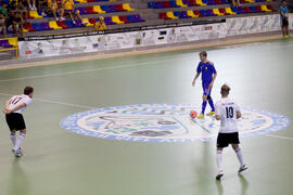 Partido Alemania contra Ucrania. 14º Campeonato del Mundo Universitario de Fútbol Sala 2014 (FUTSAL). Antequera. Julio de 2014