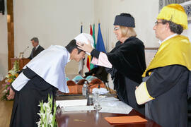 Investidura de nuevos doctores por la Universidad de Málaga. Paraninfo. Febrero de 2012