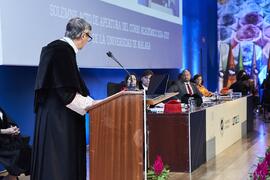 Intervención de Teodomiro López. Apertura del Curso Académico 2024/2025 de la Universidad de Málaga. Paraninfo. Septiembre de 2024