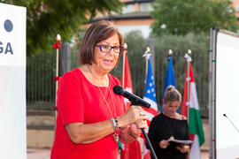 Acto de bienvenida a los alumnos Erasmus de la Universidad de Málaga. Jardín Botánico. Octubre de 2013