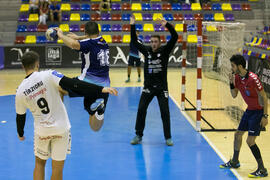Partido Universidad de Málaga - Universidad de Suceava. Categoría masculina. Campeonato Europeo Universitario de Balonmano. Antequera. Julio de 2017