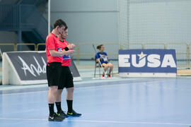 Partido Universidad de Split - Universidad de Oporto. Categoría masculina. Campeonato Europeo Universitario de Balonmano. Antequera. Julio de 2017