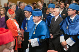 Investidura como Doctor "Honoris Causa" de Hans-Dieter Wienberg por la Facultad de Ciencias de la Universidad de Málaga. Rectorado. Mayo de 2016