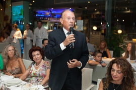 Cena Homenaje a profesores y PAS jubilados de la Facultad de Económicas. Restaurante El Palmeral. Septiembre de 2015