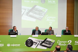 Presentación del coleccionable de Diario Sur "Estampas de Málaga 2". Edificio del Rectorado. Septiembre de 2016