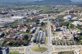 Vista aérea general. Campus de Teatinos. Diciembre de 2016