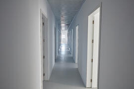 Interiores de la nueva Facultad de Psicología. Campus de Teatinos. Mayo de 2021