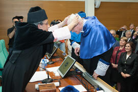 Investidura como Doctor "Honoris Causa" de Hans-Dieter Wienberg por la Facultad de Ciencias de la Universidad de Málaga. Rectorado. Mayo de 2016