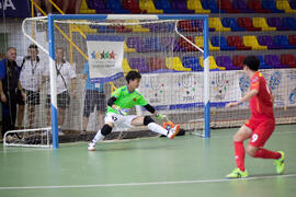 Partido España contra China. 14º Campeonato del Mundo Universitario de Fútbol Sala 2014 (FUTSAL). Antequera. Julio de 2014