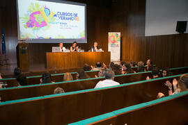 Acto de clausura de los Cursos de Verano de la Universidad de Málaga. Ronda. Julio de 2018