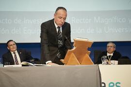 Toma de posesión de Jesús Bonill Jiménez como nuevo Delegado del Rector en Materia de Personal de la Universidad de Málaga. Paraninfo. Marzo de 2024