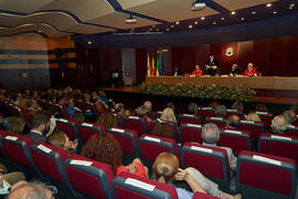 Intervención de José Carlos Gómez Villamandos. Entrega de la Medalla de Oro de la Universidad de Córdoba a la Universidad de Málaga. Córdoba. Junio de 2022