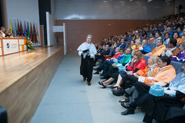 Juan Antonio García Galindo en la Apertura del Curso Académico 2016/2017 de la Universidad de Málaga. Salón de actos de la Escuela de Ingenierías Industriales. Septiembre de 2016