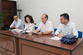 Intervención de Salvador Peláez. Graduación de los alumnos del CIE de la Universidad de Málaga. Centro Internacional de Español. Mayo de 2015