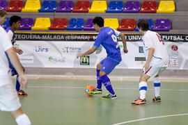 Partido Tailandia contra República Checa. 14º Campeonato del Mundo Universitario de Fútbol Sala 2014 (FUTSAL). Antequera. Julio de 2014