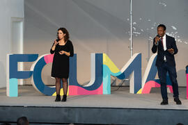 "Dialogando" con Ousman Umar. Facultad de Estudios Sociales y del Trabajo. Marzo de 2020