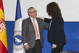 Toma de posesión de Laura Delgado Antequera como profesora titular del Área de Métodos Cuantitativos para la Economía y la Empresa de la Universidad de Málaga. Toma de posesión de nuevos catedráticos y profesores titulares de la Universidad de Málaga. Paraninfo. Noviembre de 2023