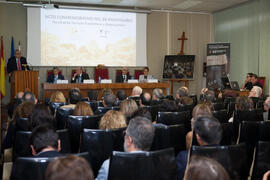José Ángel Narváez en el acto conmemorativo del 50 Aniversario de la Facultad de Económicas. Facultad de Ciencias Económicas y Empresariales. Octubre de 2015