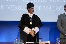 Teodomiro López Navarrete. Apertura del Curso Académico 2024/2025 de la Universidad de Málaga. Paraninfo. Septiembre de 2024