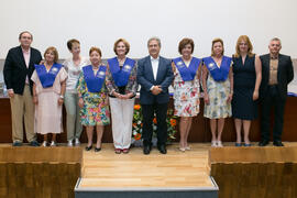 Graduación del curso del Aula de Mayores de la Universidad de Málaga. Paraninfo. Junio de 2017
