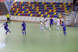 Partido Ucrania contra Irán. 14º Campeonato del Mundo Universitario de Fútbol Sala 2014 (FUTSAL). Antequera. Julio de 2014