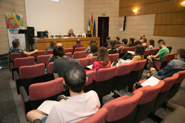 Conferencia de Christina Rosenvinge: "La flor entre la vía". Curso "Tres generaciones de la música Pop española". Cursos de Verano de la Universidad de Málaga. Málaga. Julio de 2018