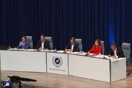 Debate electoral entre los candidatos a Rector de la Universidad de Málaga. Escuela Técnica Superior de Ingeniería Informática y Telec omunicaciones. Noviembre de 2023