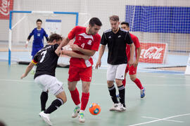 Partido Irán contra Alemania. 14º Campeonato del Mundo Universitario de Fútbol Sala 2014 (FUTSAL). Antequera. Julio de 2014